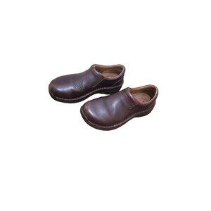 Red Wings Womens Brown Leather Slip-On Casual Steel Toes Shoes Size 7